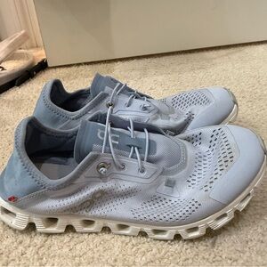 On Cloud Running Sky Blue Mesh Sneakers BRAND NEW
